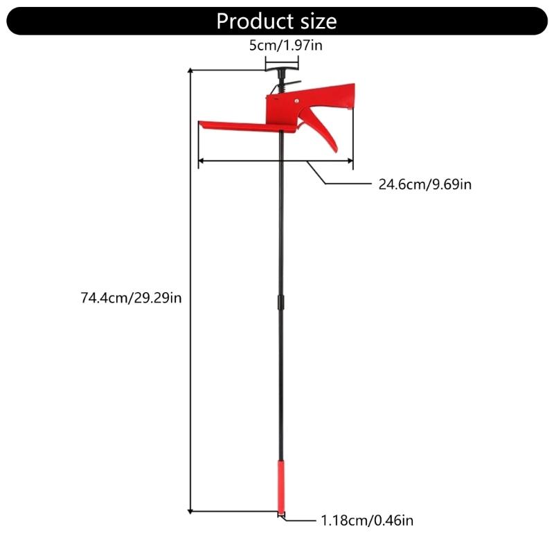 Nonslip Adjustable Brake Pedal Depressor 28 Inch Steel Construction For Car Brake Accelerator Clutch Pedal Maintenance