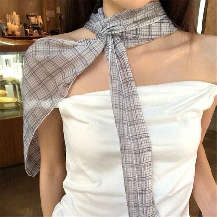 Fashion Unisex Skinny Long Scarf Gentle Fabric Multipurpose For City Fashion Enthusiasts