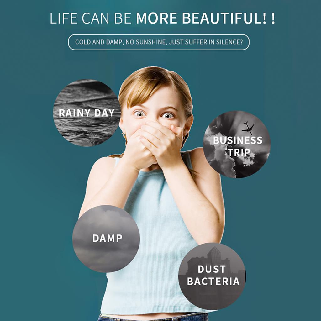 Portable Clothes Dryer Mini Dryer with Clothes Bag Multifunctional Travel Small Dryer for Underwear