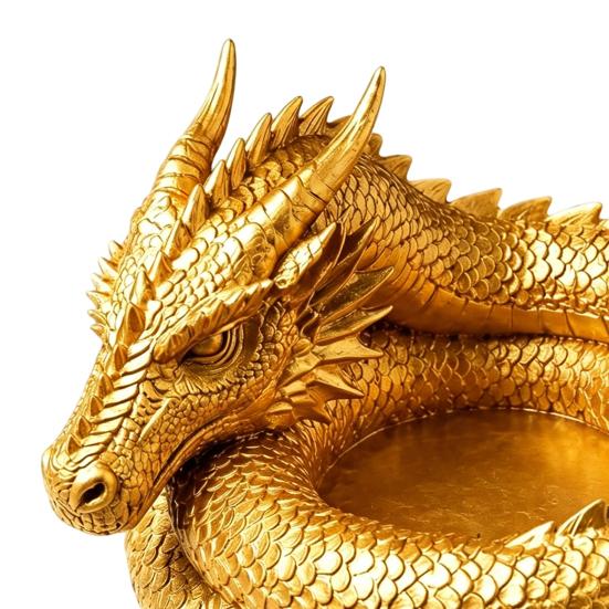 3D Printed Fantasy Dragon Catchall, Gothic Dragon Catchall Bowl, Desktop Key Storage Tray, Jewelry Tray Organizer, Desk Companion for Home Office Room