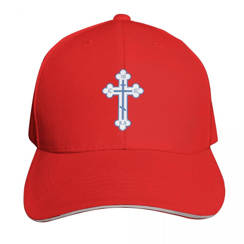 Russian Orthodox Cross Print Cap Fashion Casual Baseball Caps Adjustable Hat Hip Hop Summer Unisex Baseball Hats