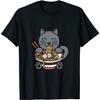 Ramen British Shorthair Cat Pet T-Shirt Sweatshirt Hoodie Tank Top V-Neck for Men Women Kids