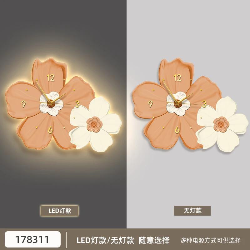 Luxury Large Digital Clock Rechargeable Elegant Decoration Items Digital Clock Aesthetic Kawaii Reloj De Pared Decorativo Room (as the picture,A - Thriving )