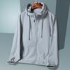 Giacca Estiva con Cappuccio Uomo Donna Abbigliamento Protezione Solare Abbigliamento Pesca Caccia Asciugatura Rapida Antivento
