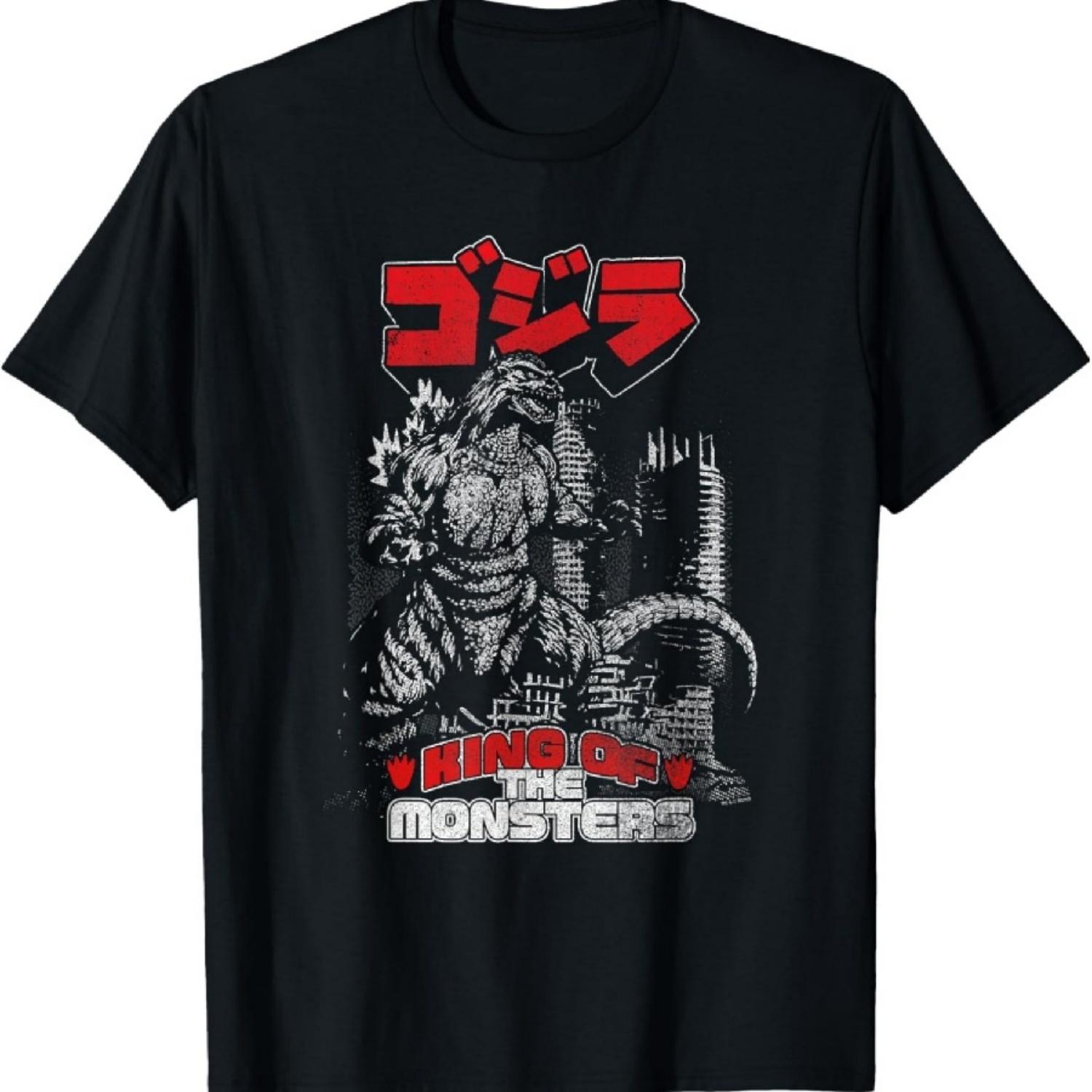 

Godzilla Kanji King of the Monsters Kaiju T-Shirt XXXXXL різнокольоровий
