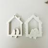 Birds House Silicone Molds Hanging Ornament Mould Birds Plasters Molds Baking Molds for Festival Table Home Decorations