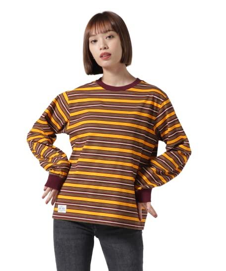 

Schott Women s Border Long Sleeve T-Shirt, Size F (Size 150), Orange, 782-2230603