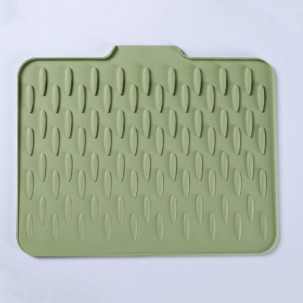 Non-slip Silicone Drainage Mat Foldable Sink Placemat Tableware Drainer Pad Kitchen Tableware