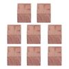8 Stück Ätherisches Öl Diffusor Quadratisch Einfach Kompakt Rosenholz Material Natürlicher Stil Aroma Diffusor
