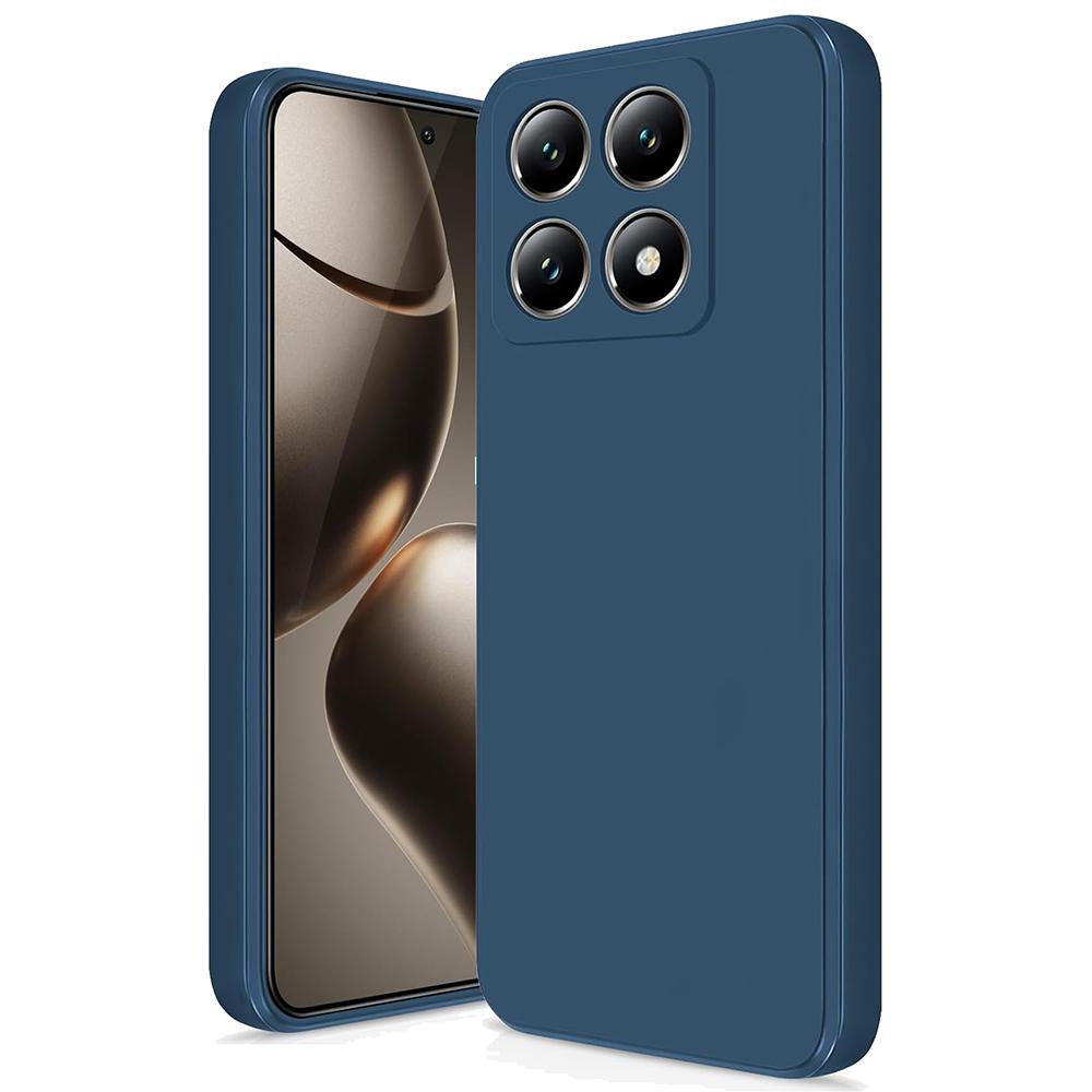 Luxury Square Silicone Soft Case For Xiaomi Mi 15 14 14T 13 13T 12 12T 12X 12S Pro Lite Ultra Matte Candy Color Cover Shockproof