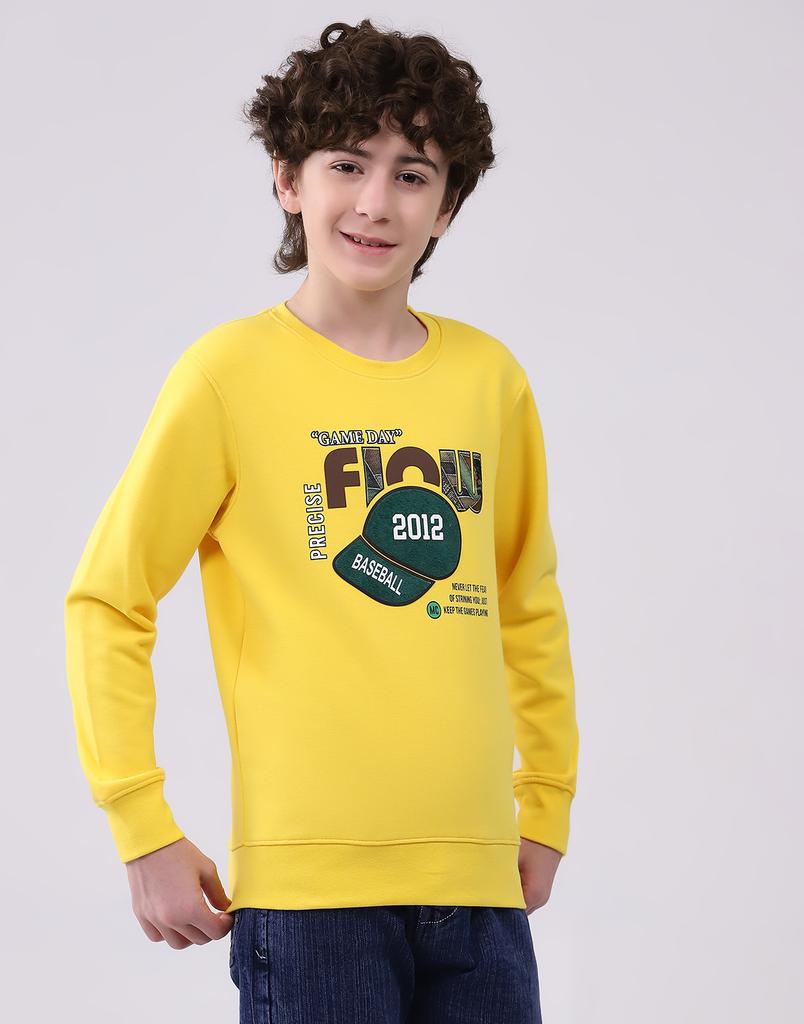 Monte Carlo Boys Round Neck Full Sleeve Sweatshirt
