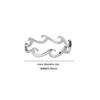 Hot-selling zir*****pen ring women's fashion simple wind moon butterfly diamond ring jewelry