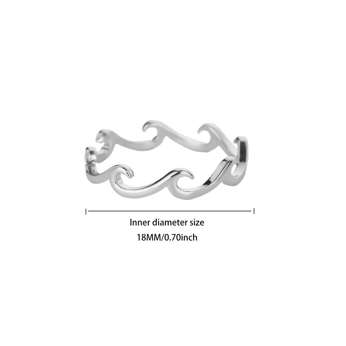 

Hot-selling zir*****pen ring women s fashion simple wind moon butterfly diamond ring jewelry