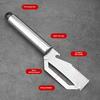 Stainless Steel Vegetable Peeler Multi-Function Fruit Potato Peeler for Pineapple Pumpkin Sugarcane Ergonomic Bottle Opener Rust-Proof Essential