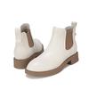 BARBARA Lambskin Mold 3.5cm Chelsea Boots Bzg801iv