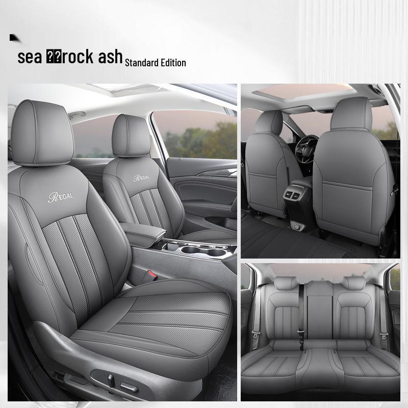 Universal Full Leather Car Seat Cushion for Buick Regal - New Model for All Seasons