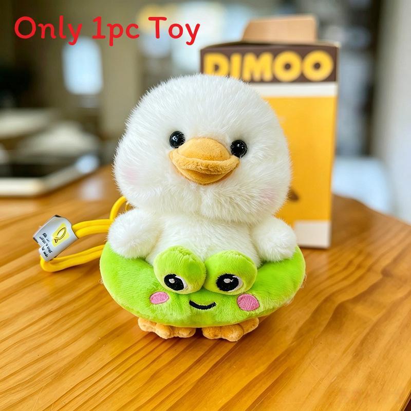 Duck Stuffed Animal With Summer Hat For Birthday Gift And Collection