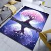 1PC Moon and Cherry Blossom Trees Pattern Carpet for Bedroom Living Room Bedside Sofa Floor Mat Gifts Modern Home Decor Area Rug