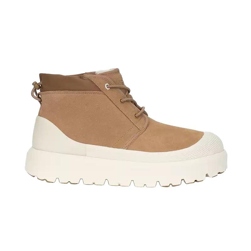 UGG WEATHER HYBRID Thermal Height Increasing Short Snow Boots Men's Chestnut Sneakers 1143991CWTC