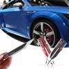 Car Side Fender Knife Stickers Emblem Badge Decals Trim Styling Logo For F2 Sline Q2 Q3 Q5 Q7 A1 A3 A5 A7 RS5 Quattro C5 C6 C7