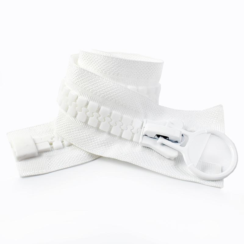 20# Fermoar din Rășină Meetee 60/75/80/100/150/200cm Extra Mare pentru Jachetă cu Puf cu Fermoar Deschis Accesorii Înlocuibile pentru Repararea Fermoarului