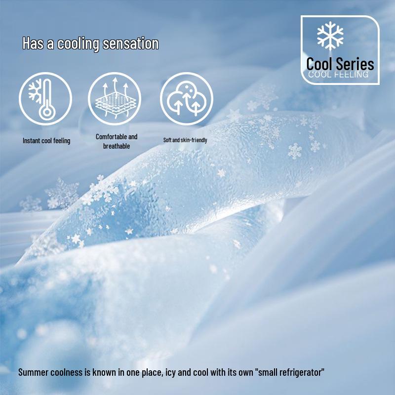 Women's Summer Antibacterial Cooling Pajama Set with Bra Pads - Short Sleeve & Shorts