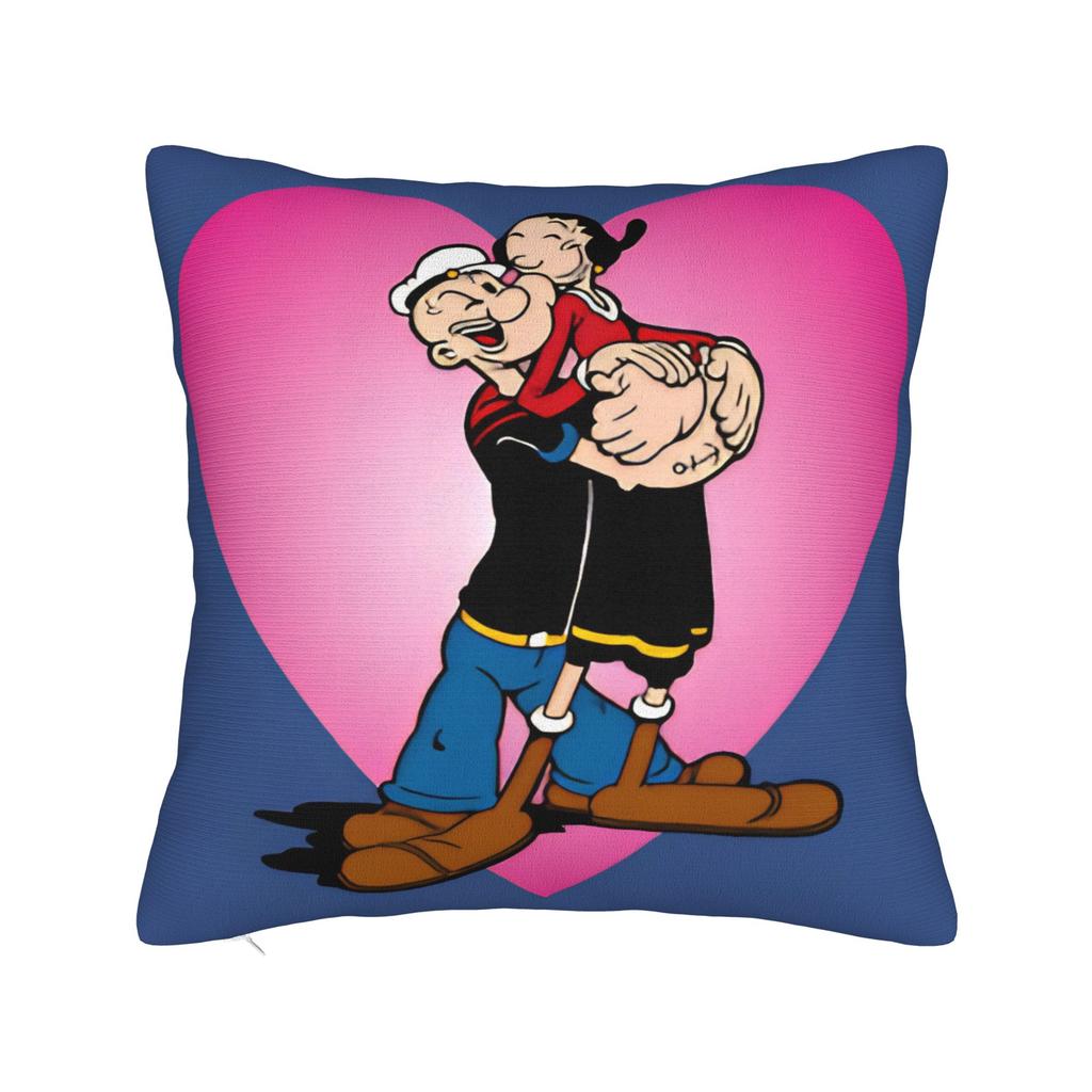 Bluto And Olive Oyl Pillow Case Comfy Pillow Cover For Living Room Chair Novelty Pillowcases