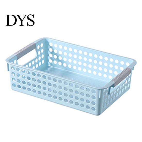 Desktop Basket Storage with Handle Dirt-proof PP Simple Organizer Appearance Sundries Box Kitchen Supplies