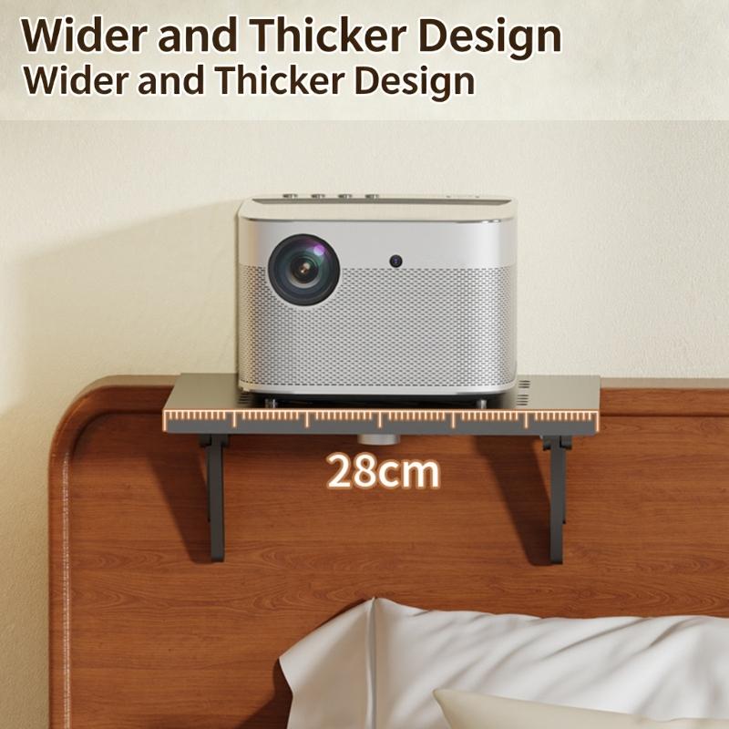 Multiangle Adjustable Projector Bracket Shelf Not Need To Drill Hole Perfect For Living Room And Conference Room Setups