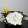 Dragon Ball Majin Vegeta Light-Up Anime Figure with Extra Hands & Heads