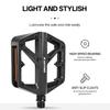 Bicycle Flat Pedals Ultralight MTB Road Bike Flat Pedal Platform Widen Nylon Cycling Footrest Mountain Folding Cycle Pedal Parts 6