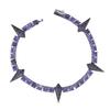 Black Panther Zircon Hip Hop Bracelet - White, Pink, Black & Purple Punk Style Bangle Jewelry