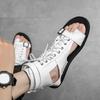 Fashion Ultralight Men's Sandal Genuine Leather Summer 2025 New Design Big Size Japanese Arrival Low Price Luxury Original Buy Male Shoe