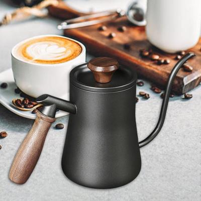 550ml Dzbanek do kawy z pokrywką, gęsią szyjką, długim otworem, wielofunkcyjny ekspres do kawy, akcesoria do kawy