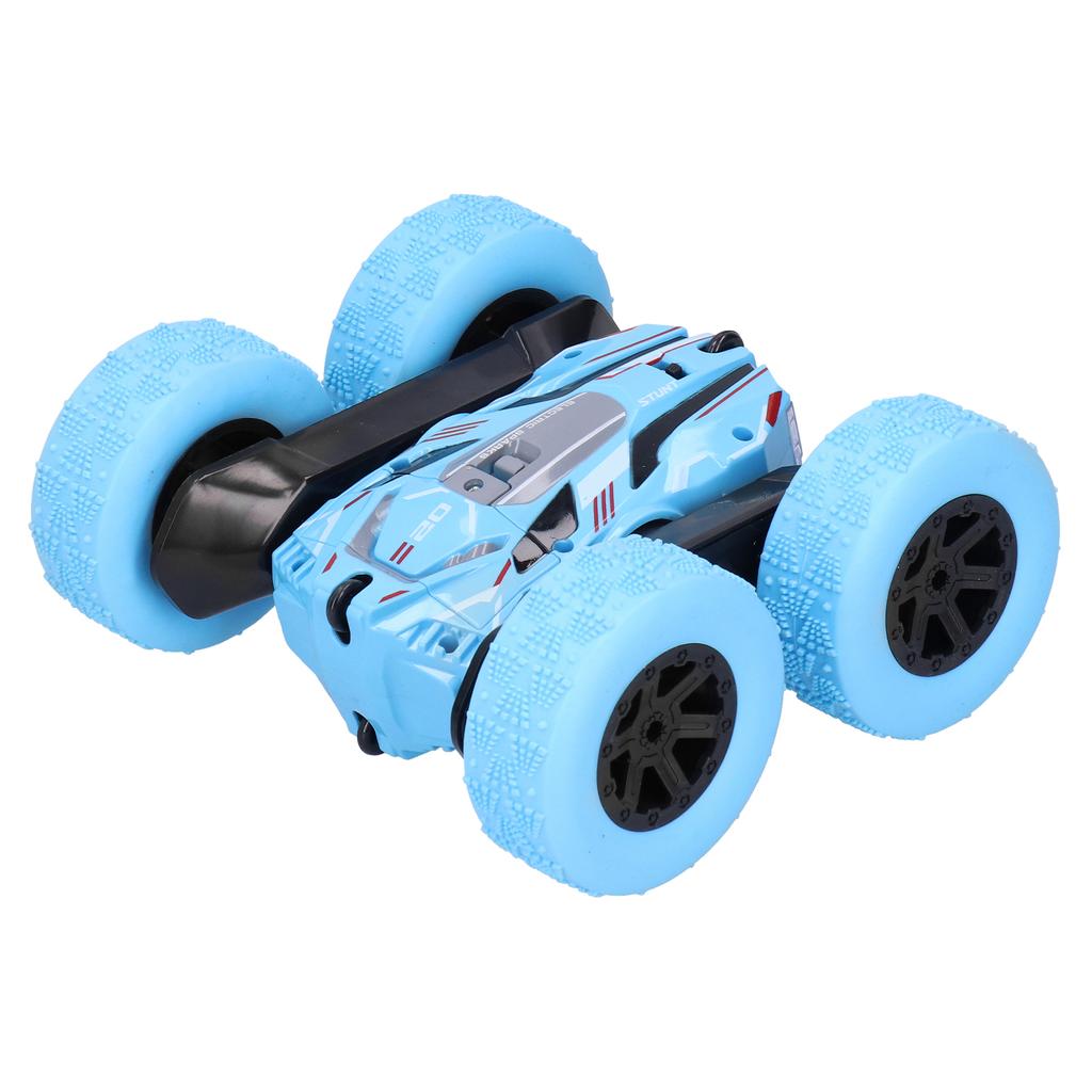 2.4G DoubleSided Remote Control Drift Car 360 Degree Rotating RC Stunt Car Toy for Child(Blue )