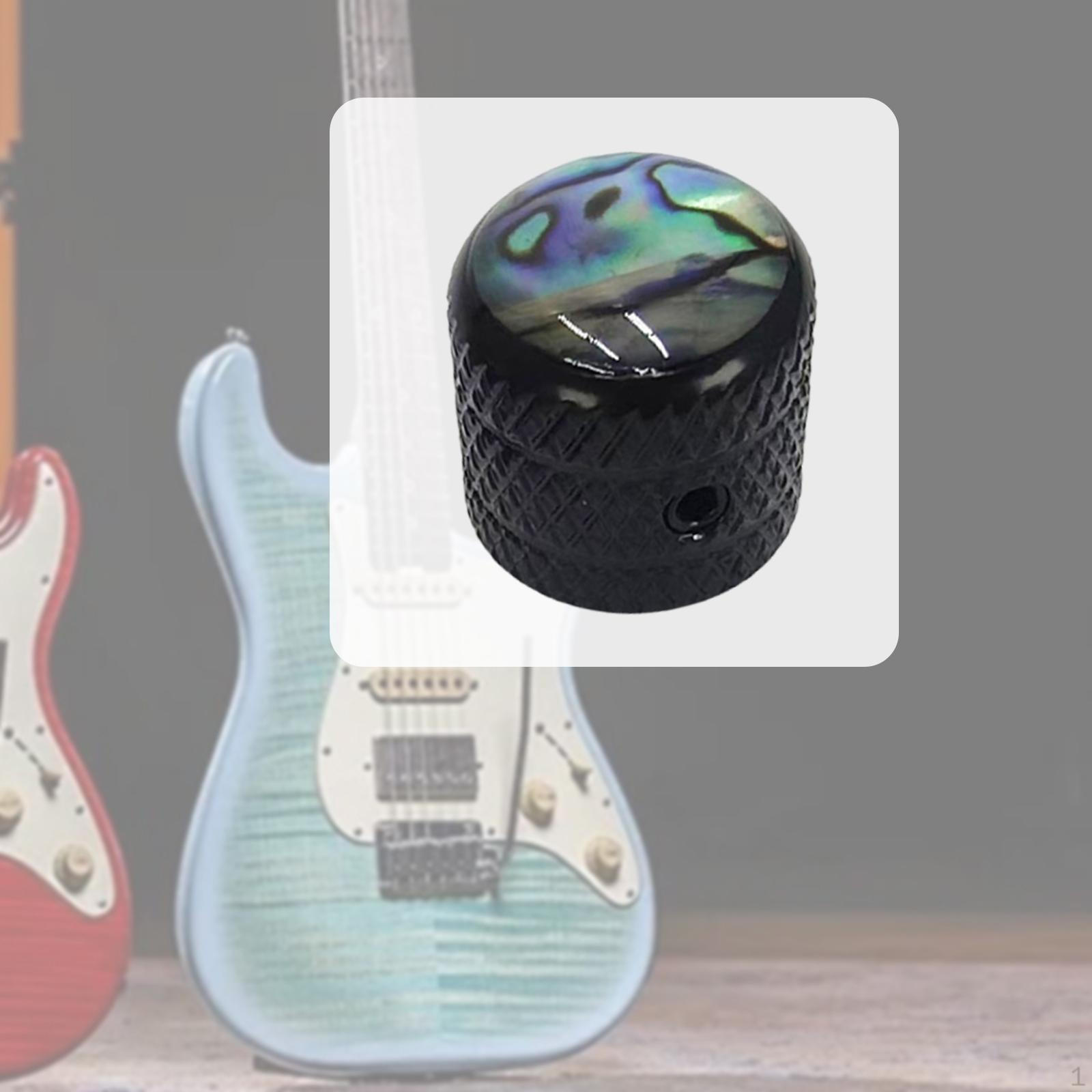

Electric Guitar Bass Knob Volume DIY Premium Parts Easy Installation Luthier Supplies чёрный
