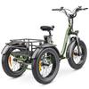 VIPCOO VC-ET1 Thricycle Cargo E-bike 20 INCH Fat Tires 48V20AH Battery 48V20AH Battery 750W Motor Outdoor Riding  Electric Bicycle With Rear Frame