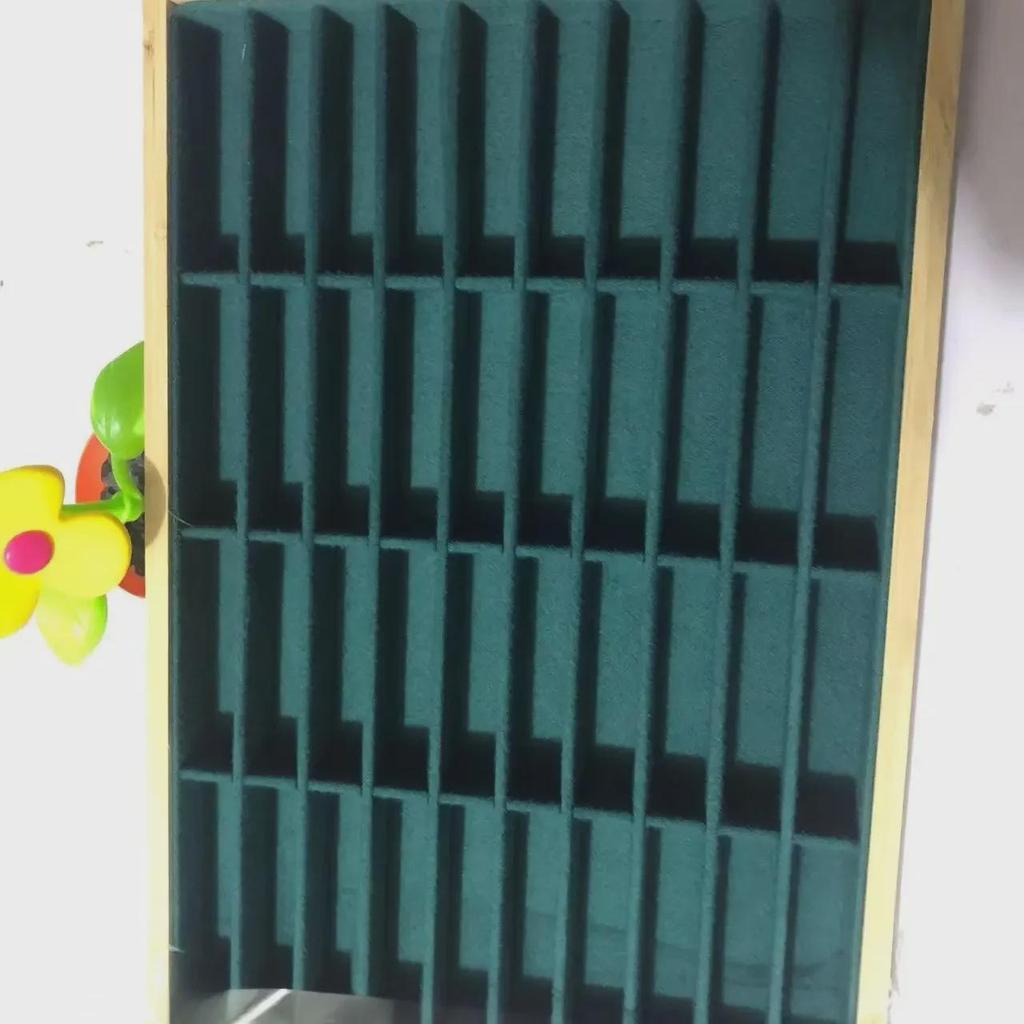 Bamboo & Wood Jewelry Display Tray for Bracelets and Jade