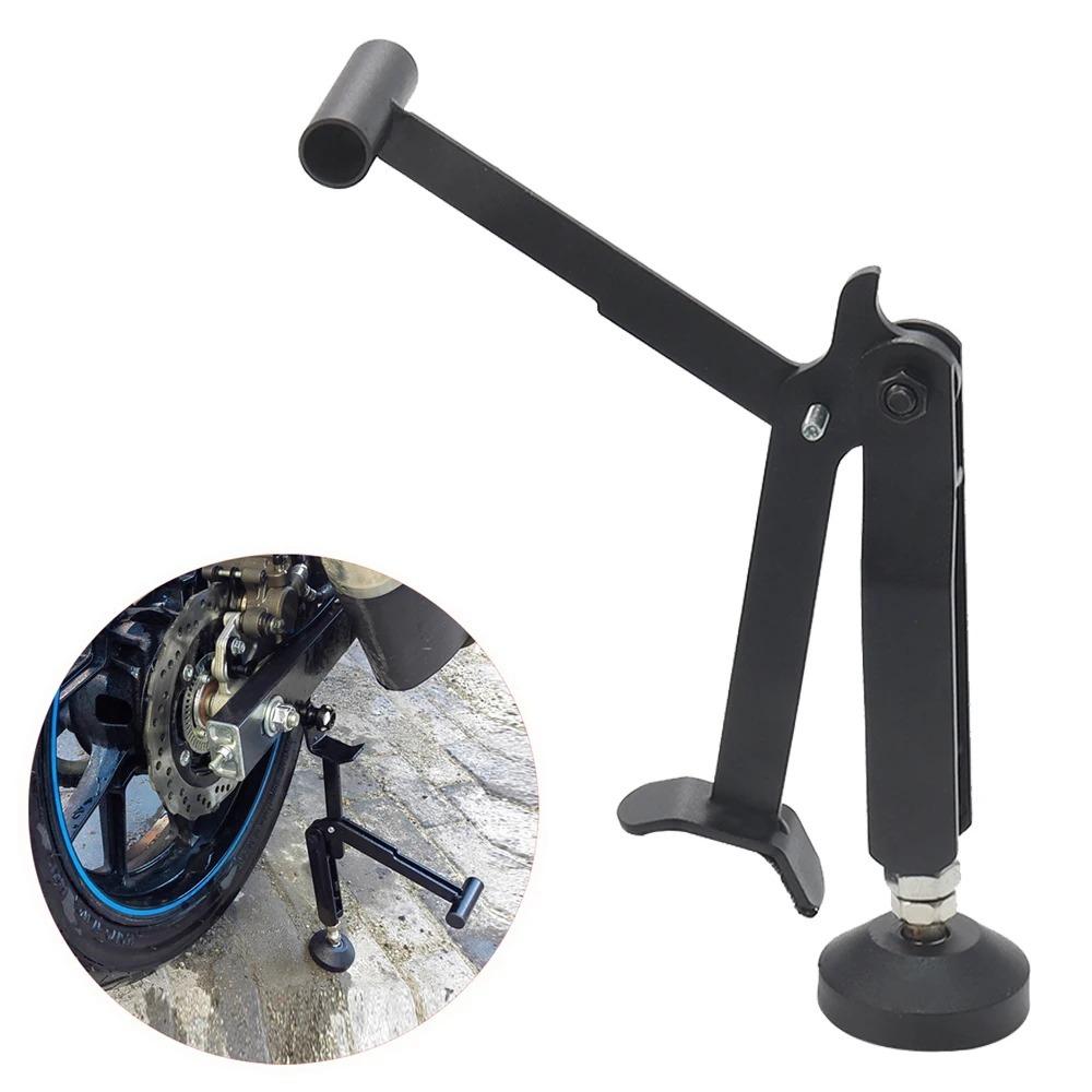 Foldable Motorcycle Lift Stand Labor Saving Wheel Lifter Side Support Stand For Most Motorcycles