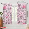 2pcs,2D Plane Printing Contemporary Curtains Fairytale Dreams Durable Polyester (without Rod) Home Decor Ldeal for Bedroom &