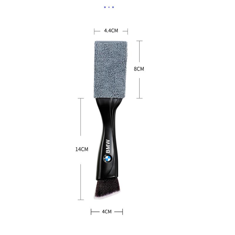 2 In 1 Car Interior Cleaning Brush Dust Tool For BMW F30 F10 X1 X6 X7 E91 E53 E61 GT G30 G20 Series I3 I4 G42 G26 F01 F02 M3 M4