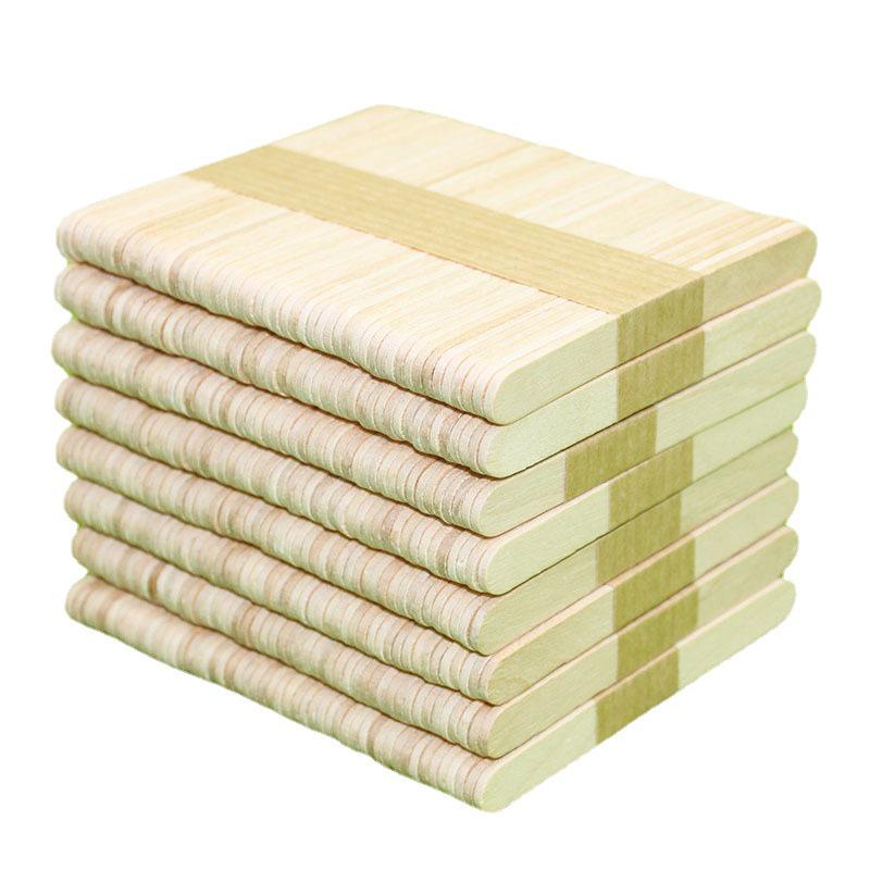 Ice Cream & Popsicle Wooden Sticks - Various Sizes Available Natural Straight Edge 93*10*2mm, 10,000 pieces