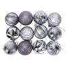 12 Pcs Xmas Ball Ornaments Set 6cm Plastic Hanging Ball Ornaments for Tree Wreath Door Window