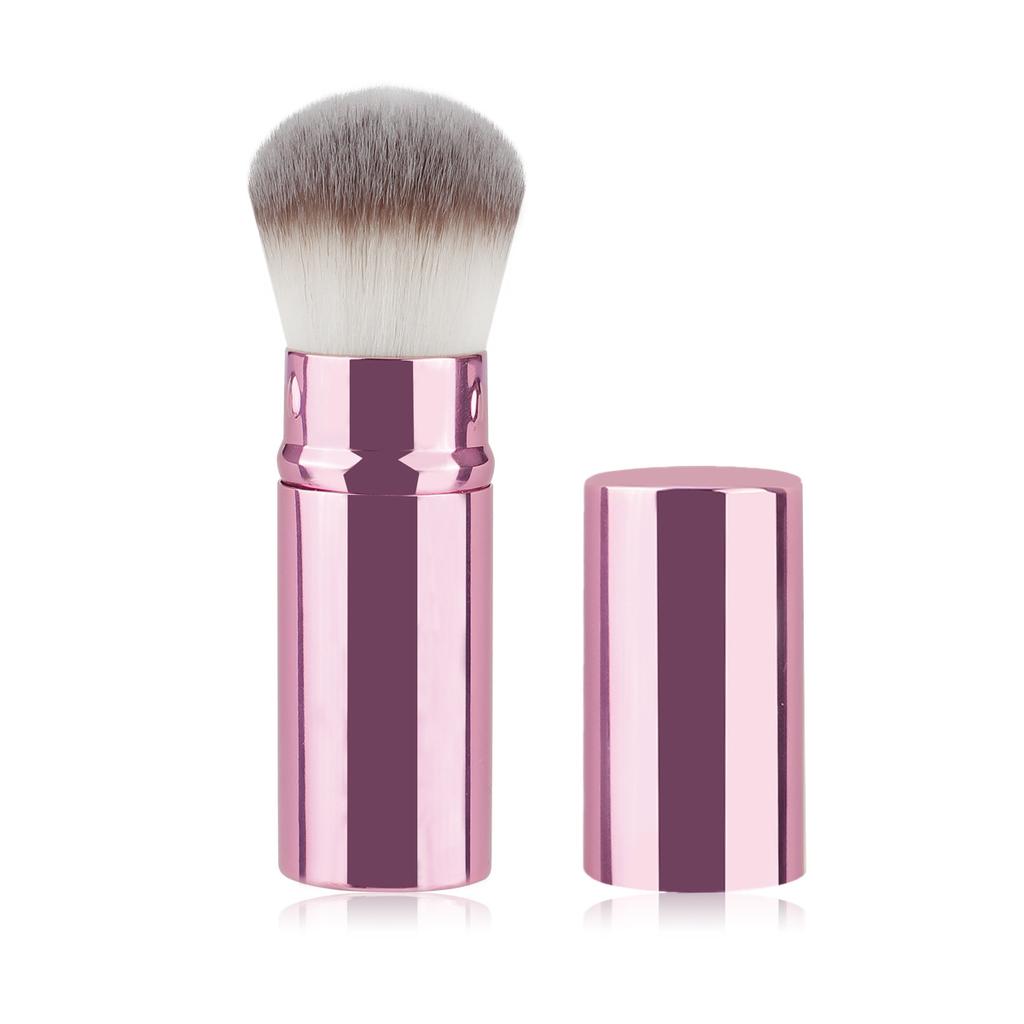 Single Travel Portable Makeup Brush, Telescopic Brush, Blush Brush, Honey Brush, Loose Powder Brush, Multi-functional Makeup Tool