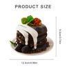 Realistic Dessert Model Faux Cake Decoration for Kitchen Display and Photo Shoot Artificial Food Photography Accessories