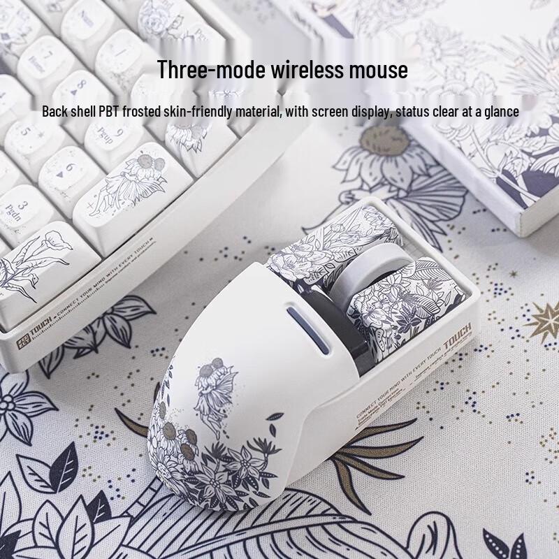 Lofree OE913 Little Chiao 100 Tri-Mode Mechanical Keyboard - Mystic Realm Theme Set