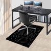1PC Circles Lines Anti-slip carpet, suitable for Office, bedroomand playrooms. It can also be used as a sofa footrest cover-W29
