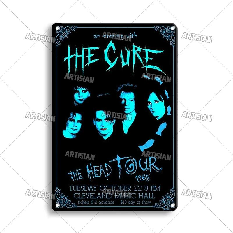 Aged Metal Poster Music Decorative Plate Classic Metal Plaque Rock Wall Plate Bar Garage Cafe Wall Industrial Decor Metal Signs