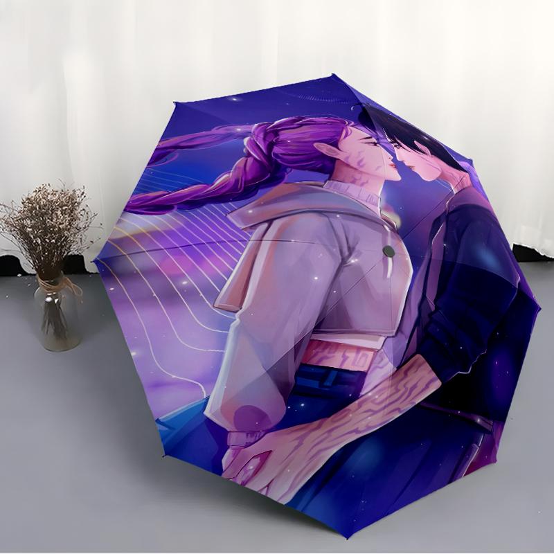1pc KPop Demon Hunters18 Umbrella, Sun Protection, And UV Shielding. It Has Eight Sturdy Ribs for Outdoor Use And Perfect Gift