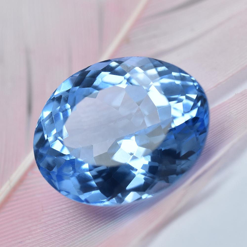 Natural Blue Sapphire Loose Gemstone Oval Cut 9.30 Ct Stone From Sri Lanka September Birthstone Gift